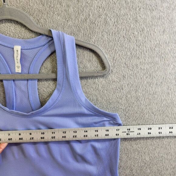 Athleta Top Womens L Purple Momentum Seamless Racerback Yoga Practice Run - Picture 9 of 12